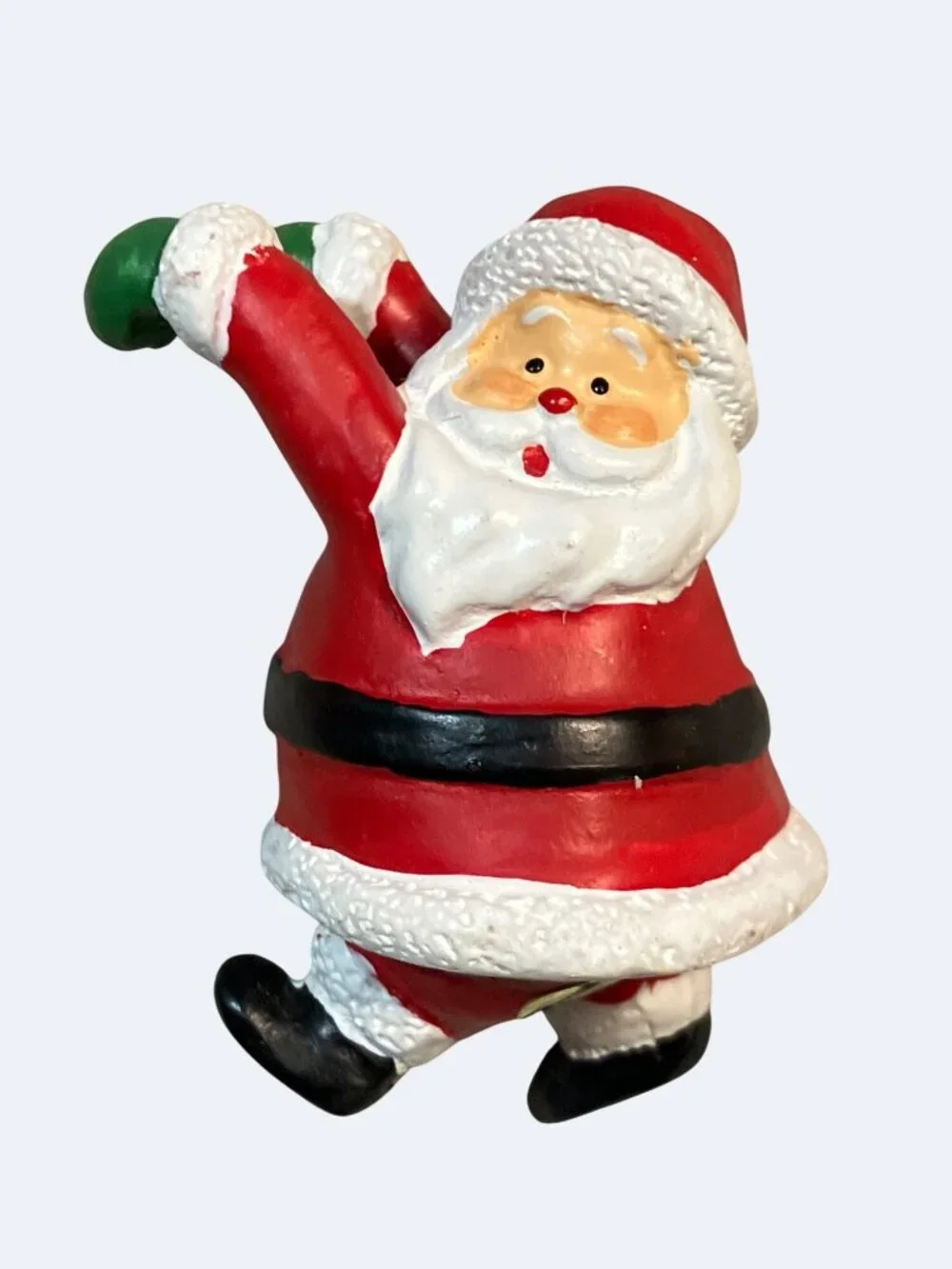 Scotts Santa Lamp Toppers Collectible Giftware Set Of 3 Figures